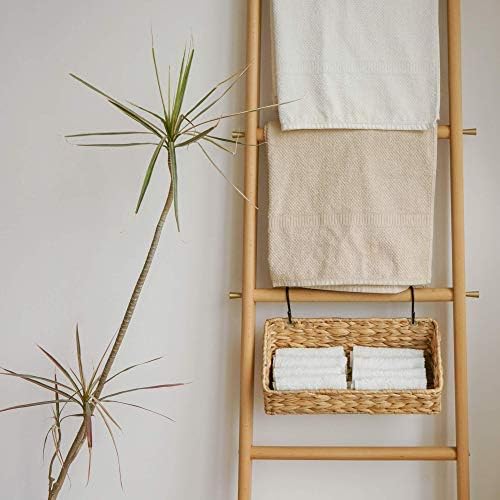 StorageWorks Woven Wall Baskets for Storage, Hanging Basket with Hooks - Image 5