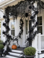 Black Eucalyptus Garlands, 4Pcs, 5.8 FT, Artificial Halloween - Image 3