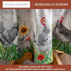 Maison d' Hermine Table Cloth Round Table Reusable 100% Cotton 69" Diameter - Image 2