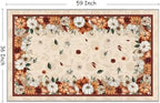 Artoid Mode Pumpkins Floral Corns Fall Area Rug 3x5 Feet - Image 3