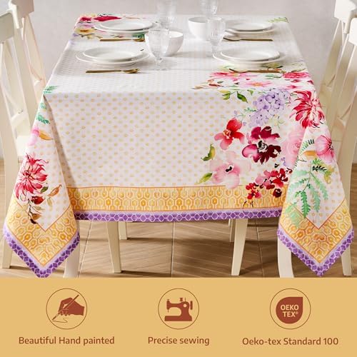 Maison d' Hermine Table Cloth Square Table 100% Combed Cotton 70"x70" - Image 2