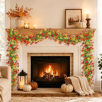 Fall Artificial Flower Garland 4 Pack Wildflower Floral Garland - Image 5