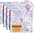 Maison d' Hermine Cloth Napkins Set of 4 Reusable 100% Cotton (20" x 20") by MaisondHermine