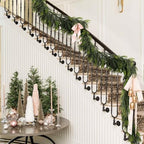 N&T NIETING 12FT Christmas Norfolk Pine Garland Real Touch Pine Artificial Garlands Faux Greenery Garland Winter Christmas Garland for Table Mantle Fireplace Indoor Outdoor Xmas Decorations (1 Pcs) - Image 6