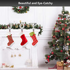 Christmas Stocking Holder - Stocking Holders for Mantle – 3Pcs Christmas Stocking Holder – Home Decoration with J O Y Letters – Plated Bright Nickel – Elegant and Modern Joy Hangers - Image 5