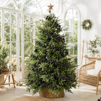 12ft Black Christmas Ball Garland Ornaments, Gothic Christmas Trees Garland - Image 6