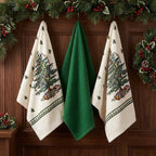 Spode - Christmas 3 Pack Kitchen Towels, Soft Cotton Dish Towels for Drying - Image 5