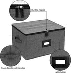 Mayniu Stemware Storage Cases, Wine Glass Storage Box with Dividers - Image 3