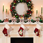 Wonderjune 6 Pcs Christmas Stocking Holders for Mantle, Train - Image 2