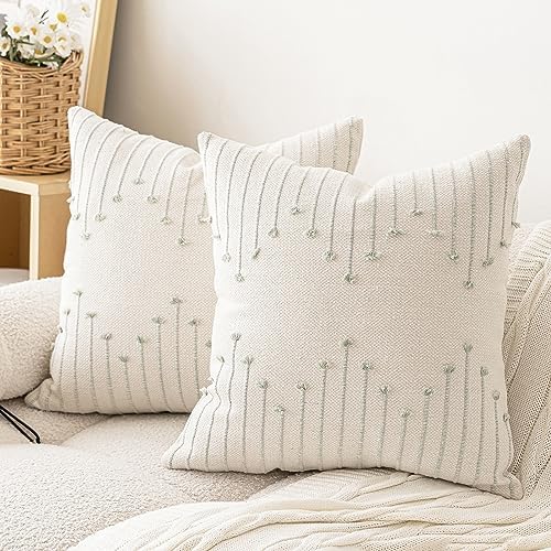 LILEPOY Boho Throw Pillow Covers 20x20 Farmhouse Decorative Pillow case by LILEPOY