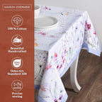 Maison d' Hermine Table Cloth Rectangle Table Reusable 100% Cotton 70"x108" - Image 2