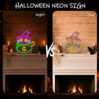 Magic Cat Halloween Neon Sign, Dimmable LED Cat Neon Signs for Wall Decor - Image 5