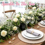 100 Pcs Napkin Rings Gold Table Decorations Durable Bling Leaf Shaped Napkins Rings Round Napkin Holders Buckles for Thanksgiving Day Christmas Dining Table Parties Everyday - Image 6