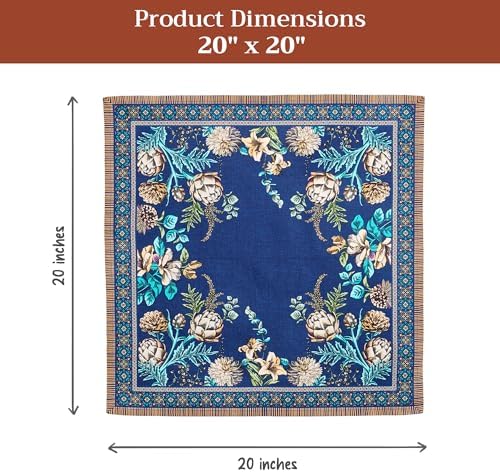 Maison d' Hermine Cloth Napkins Set of 4 100% Combed Cotton (20" x 20") - Image 5