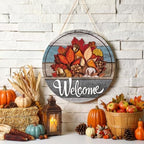 Yousoontic Interchangeable Welcome Sign,Retro Color,Grain Welcome - Image 3