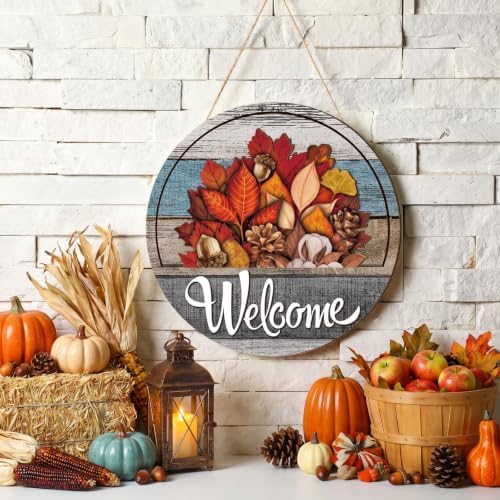 Yousoontic Interchangeable Welcome Sign,Retro Color,Grain Welcome - Image 3