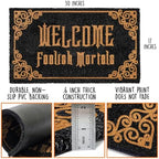 Welcome Foolish Mortals Doormat 30x17 Inch Haunted Mansion Welcome Mat Coir - Image 3