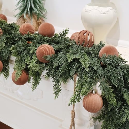 3.15In Velvet Ornaments for Christmas Tree,12Pcs Christmas Ornaments Set - Image 6