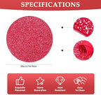 15" Red AB Rhinestone Round Placemats Set of 4 - Image 3