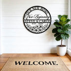 Personalized Home Sweet Home Metal Sign, Custom Name Housewarming Gifts for Couples, New Home Wall Decor, First Home Gift for Men Women, Indoor Outdoor Wall Art for Living Room,Porch,Bedroom (Style 8) - Image 4