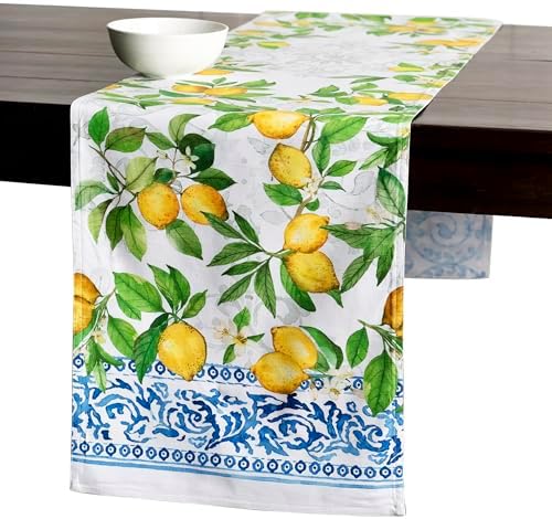 Maison d' Hermine Table Runner 100% Cotton 14.50" x 108" (Double Layer) by MaisondHermine