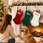 Personalized Dog Christmas Stockings - Custom Pet Paw Stocking for Puppy - Image 7