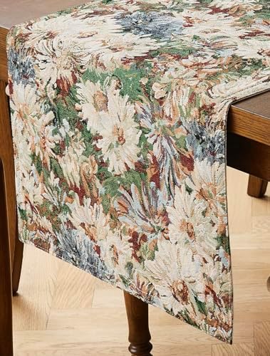WARM HOME DESIGNS Luxury 72 Inch Floral Table Runner. DIN Mums 72 by WarmHomeDesigns