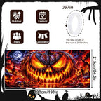 Halloween Garage Door Banner 7x16ft, Gothic Evil Pumpkin Monster - Image 2