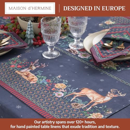 Maison d' Hermine Placemats Set of 4 Reusable 100% Cotton (13"x19") - Image 2