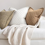 ZWJD Throw Pillow Pillow Covers 22x22 Set of 2 Soft Polyester Textured Pillow Covers with Stylish Flange Edge Cozy Farmhouse Throw Pillows for Couch Bed Sofa Living Room Camel - Image 4