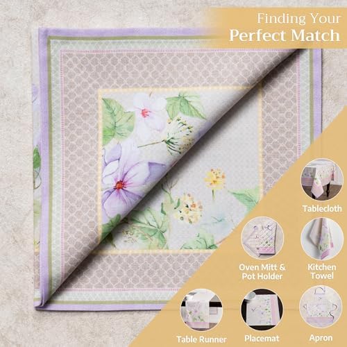 Maison d' Hermine Cloth Napkins Set of 4 Reusable 100% Cotton (20" x 20") - Image 5