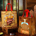 Wesnoy 48 Pcs Western Cowboy Party Gift Bag Bulk with Handle Non Woven Bag - Image 3