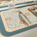 patdrea Designer Vintage French PVC Placemats Set of 6,12"x17"-Wensel A - Image 4