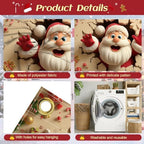 Santa Breaking Out Garage Door Banner 16x7 Ft - Interactive Frame Design for Double Car Garage Outdoor Indoor Holiday Decor - Image 3