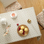 ISAENNE Designer French Elegant Rectangular Tablecloth,71"x55" - Image 4