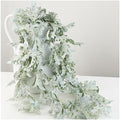 Factory Direct Craft Artificial Dusty Miller Cascading Bush Fake Greenery for Summer Arrangements and Everyday Displays - 30 Inches by FactoryDirectCraft