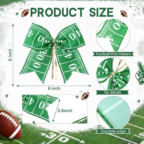 Daifunli 48 Pcs 6 Inch Football Bows for Wreaths - Image 2