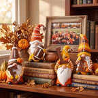 4 Pcs Fall Football Gnome Figurines Resin Decoration - Image 4
