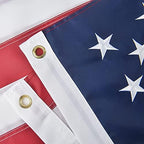 American Flag 5x8 FT, US Flag USA High Wind with Embroidered Stars, Sewn Stripes, Brass Grommets, Durable USA Flag Outdoor Outside - Image 5