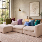 JUSPURBET 28x28 Euro Velvet Throw Pillow Covers Set of 2,Olive Green - Image 5