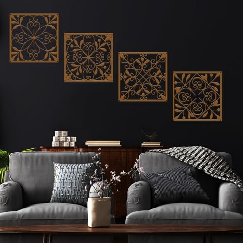 Resama 4 Pieces Rustic Wall Decor Farmhouse Wall Decor for Living Room - Image 2