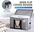 TAILI 8 Pack Silver Extra Large Moving Bags,Storage Bag with Visible Window - Image 3