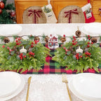 Waipfaru 18 Pcs Small Christmas Wreath, Mini Wreaths for Cabinets - Image 4