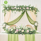 Alecono 5 Kinds Mixed Artificial Greenery Eucalyptus Stems Bulk - Image 2