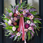 24 Inch Spring Summer Wreaths for Front Door Outside,Mantel,Porch&Entryway by CHVista