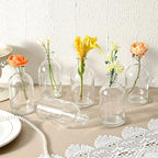 20 Pack Clear Glass Bud Vases for Centerpieces Small Mini Flower Vases - Image 4