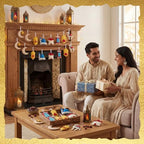 HunnmingRe 16 Pcs Ramadan Tree Ornaments 3D Felt Eid Mubarak Hanging Ornaments Ramadan Islamic Moon Star Castle Lantern Decorations for Holiday Party Door Home Wall Mantel Arts Crafts Gifts - Image 6