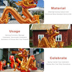 Inflatable Dragon Large Long Inflatable Dragon Decoration Outdoor Chinese New Year Decorations for Party Indoor Outdoor Christmas Garden Yard Decor(1pcs,6M) - Image 4