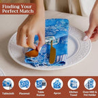 Maison d' Hermine Cloth Napkins Set of 4 Reusable 100% Cotton (20" x 20") - Image 4