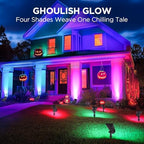 InnoGear 4 Solar Lights Outdoor for Halloween Christmas Xmas, 4 Colors - Image 4